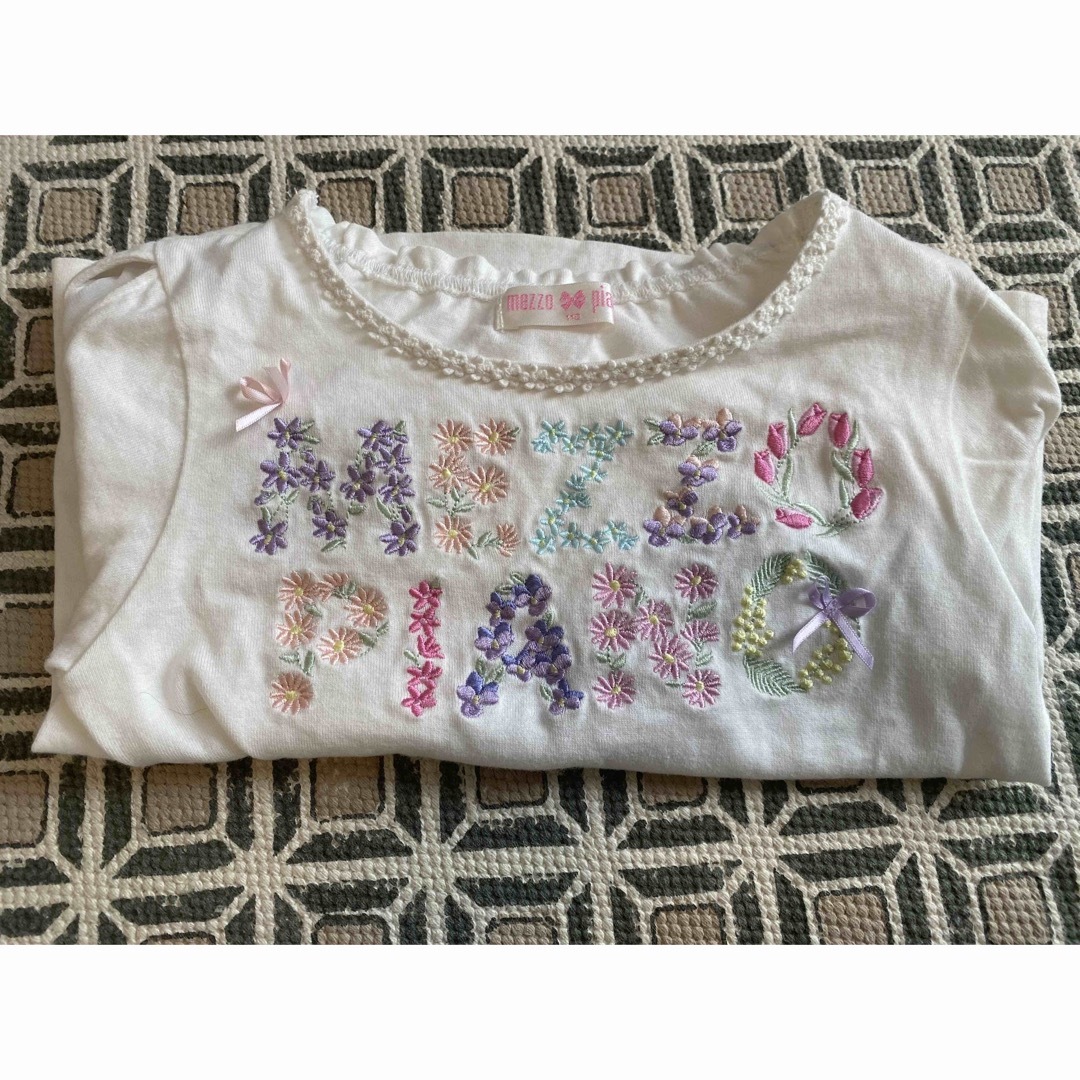 mezzo piano(メゾピアノ)のメゾピアノ　ロンT キッズ/ベビー/マタニティのキッズ服女の子用(90cm~)(Tシャツ/カットソー)の商品写真