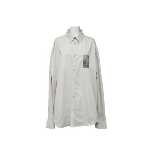 【極美品】BALENCIAGA　バレンシアガ　ボウタイブラウス　ベージュ　M相当