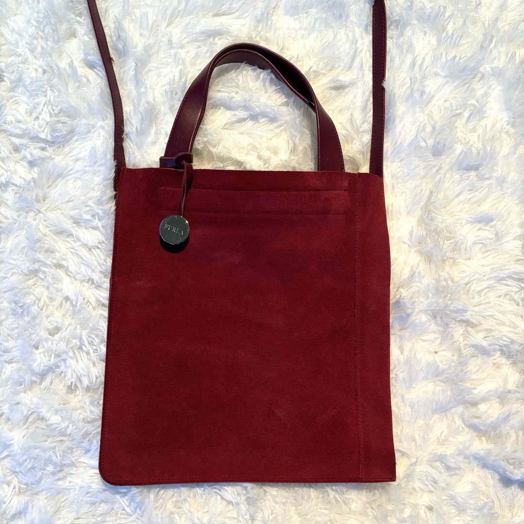 Furla - 未使用 フルラ FURLA 2way ショルダーバッグ ワインレッドの