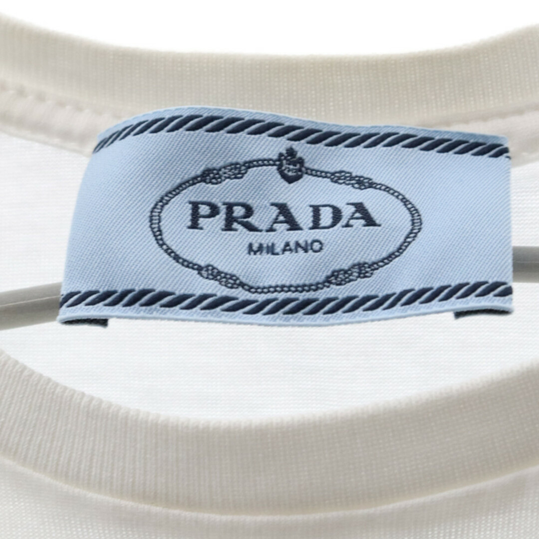 PRADA - PRADA プラダ 19SS プレーン半袖Tシャツ ホワイト DNA604の
