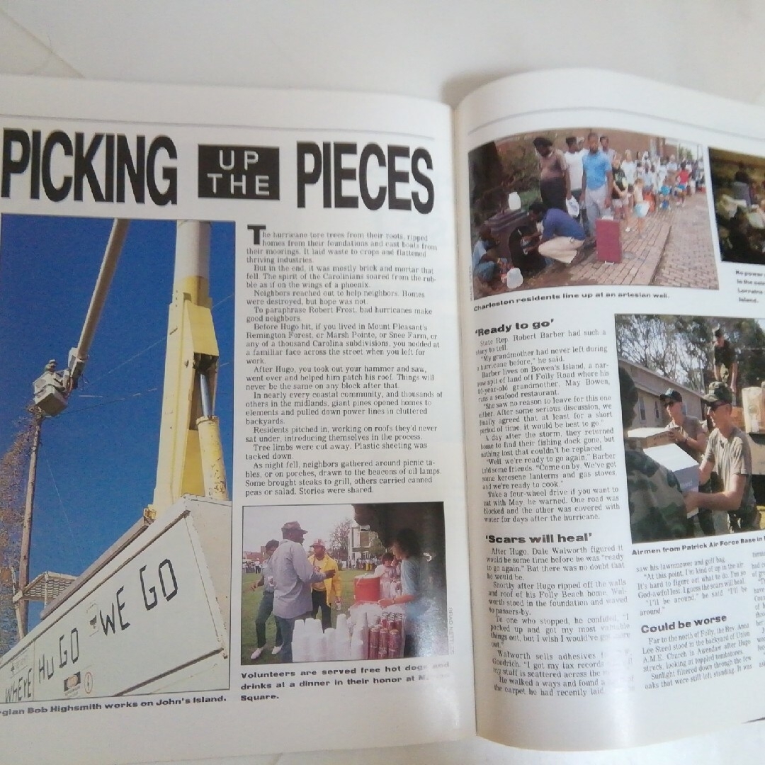 1989年にアメリカ南部を襲ったハリケーン　ヒューゴの爪痕 エンタメ/ホビーの本(ビジネス/経済)の商品写真