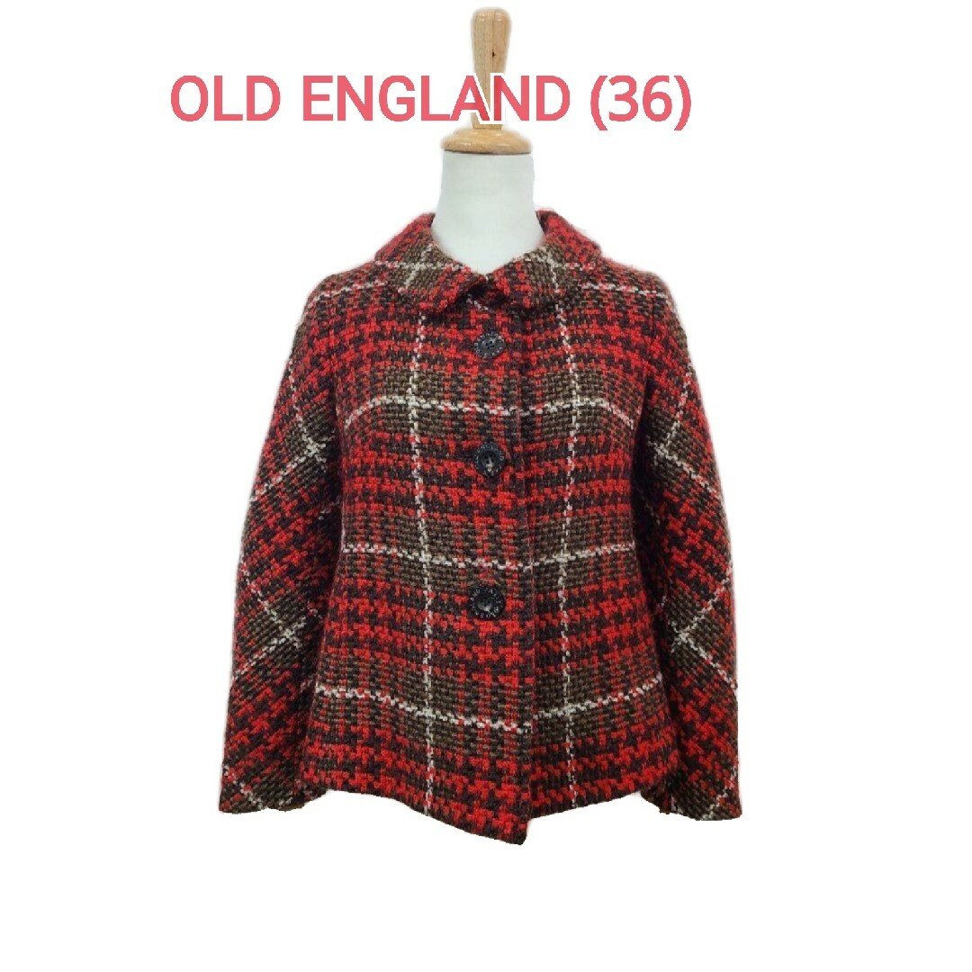 美品 old england タータンチェックショート丈コート | フリマアプリ ラクマ