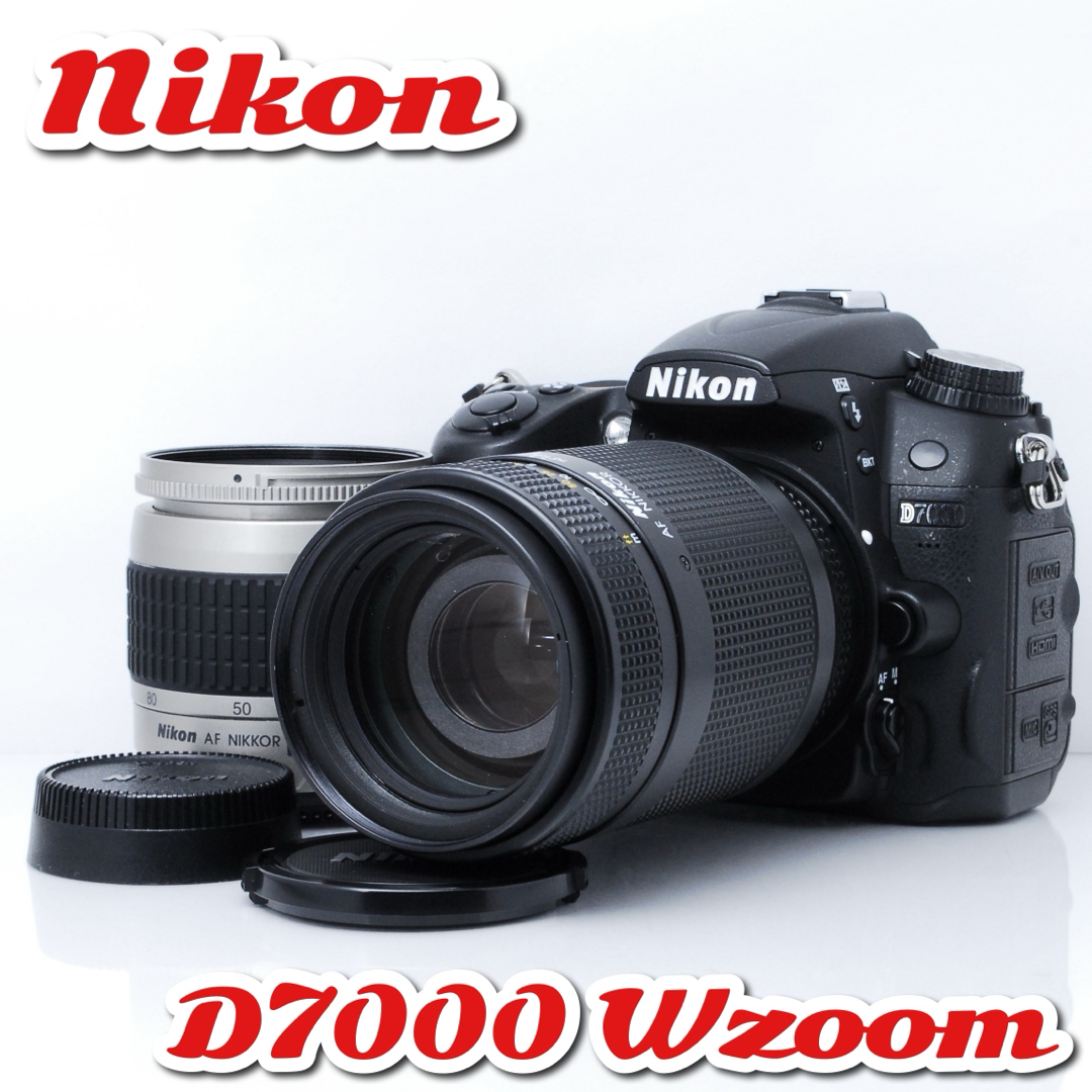 高機能＆大人気のニコンのハイエンドモデル❤️Nikon D7000 Wレンズ