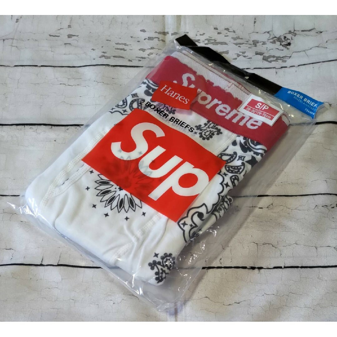 Supreme(シュプリーム)のシュプリーム SUPREME ボクサーパンツ 2枚セット Mサイズ 新品未使用 メンズのアンダーウェア(ボクサーパンツ)の商品写真