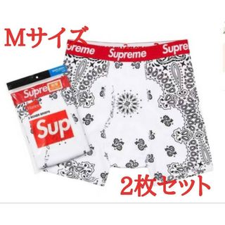 シュプリーム(Supreme)のシュプリーム SUPREME ボクサーパンツ 2枚セット Mサイズ 新品未使用(ボクサーパンツ)