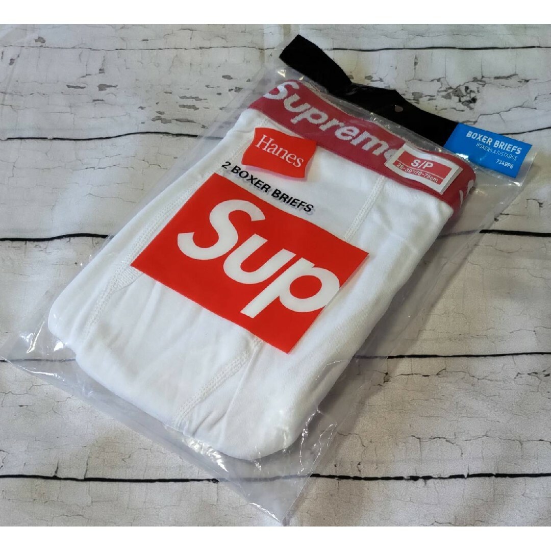 Supreme(シュプリーム)のシュプリーム SUPREME ボクサーパンツ 2枚セット Sサイズ 新品未使用 メンズのアンダーウェア(ボクサーパンツ)の商品写真