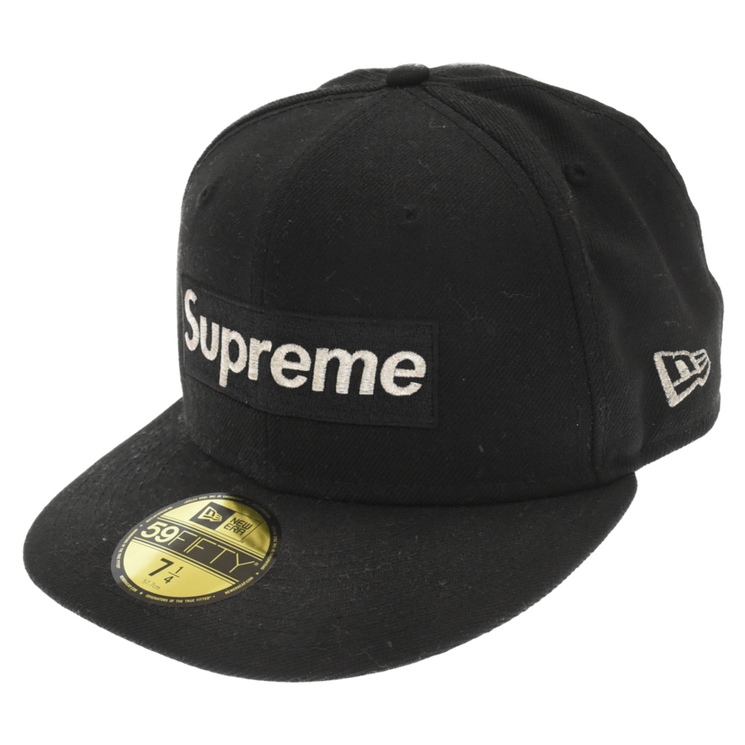 SUPREME シュプリーム 20SS Sim Metalic Box Logo SIMメタリックボックスロゴキャップ 帽子 ブラック