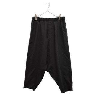 BLACK COMME des GARCONS ブラックコムデギャルソン Dropped Crotch Pants サルエルクロップドパンツ 1G-P019 AD2020 ブラック