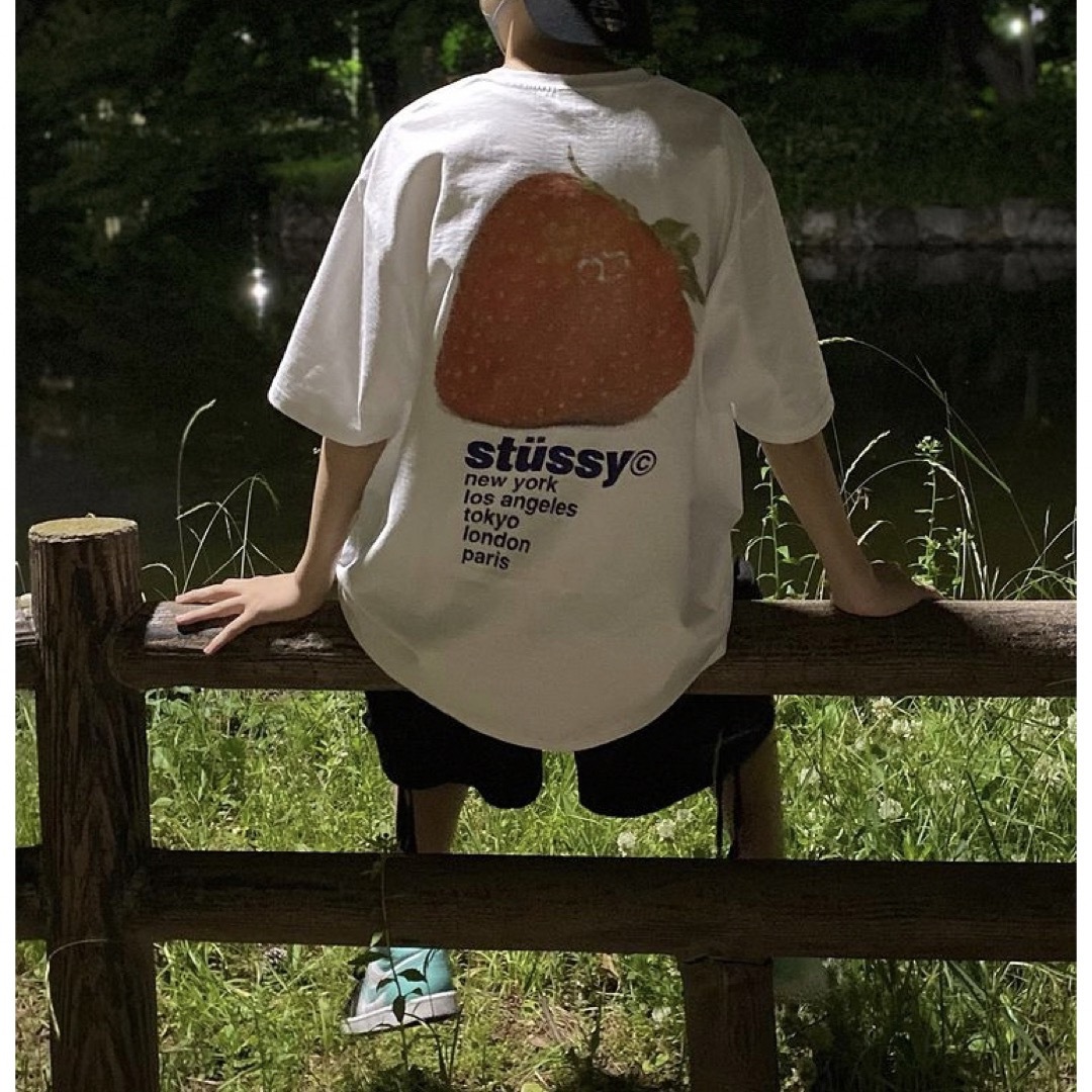 STUSSY - STRAWBERRY TEE 4