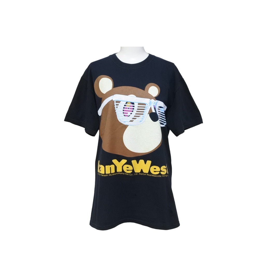 KANYE WESTｘ村上隆 カニエウエスト 半袖Ｔシャツ 熊 glow in the dark tour ヴィンテージ 2008 サイズS 良品  55404