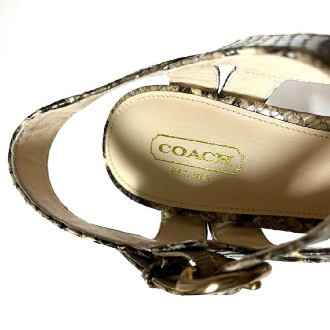 COACH(コーチ)のコーチ サンダル 7.5B レディース美品  - レディースの靴/シューズ(サンダル)の商品写真