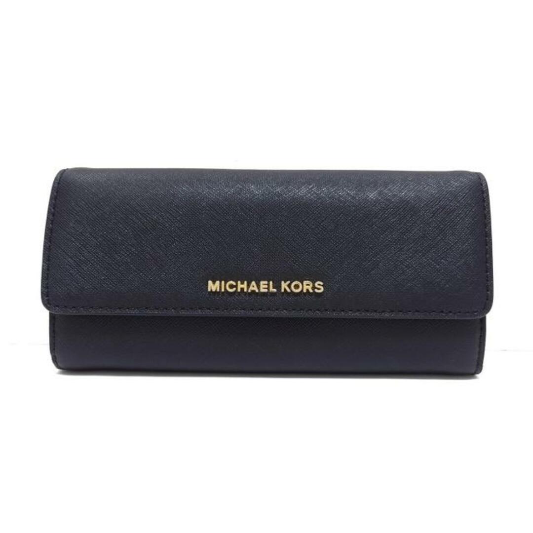 Michael Kors - マイケルコース 長財布 - 黒 レザーの通販 by ブラン