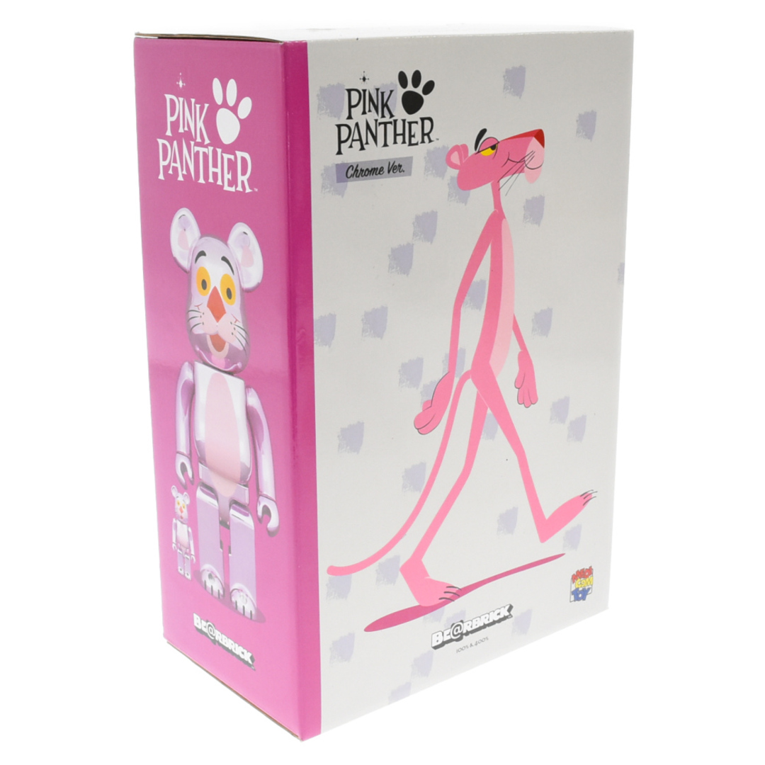 BE@RBRICK pink panther CHROME 100%&400%