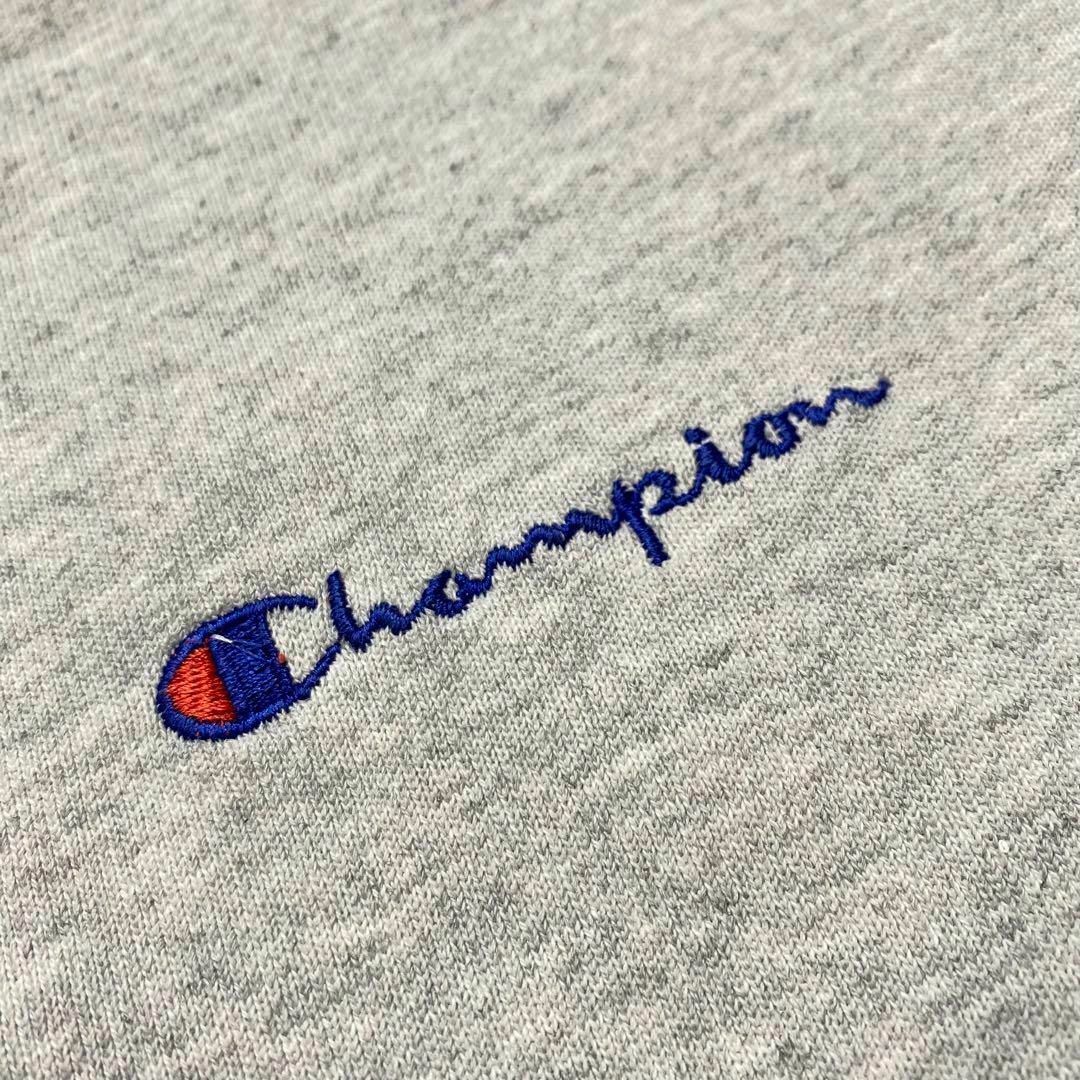 90s Champion チャンピオン グレー刺繍ロゴスウェット USメンズ 5