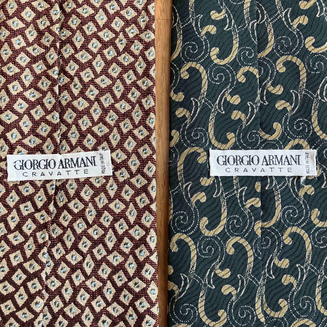 Giorgio Armani(ジョルジオアルマーニ)のお値下げしました❕GIORGIO ARMANIなどネクタイ6本まとめ売り メンズのファッション小物(ネクタイ)の商品写真