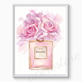 H065 アートポスター インテリア シャネル CHANEL おしゃれ ピンク(アート/写真)