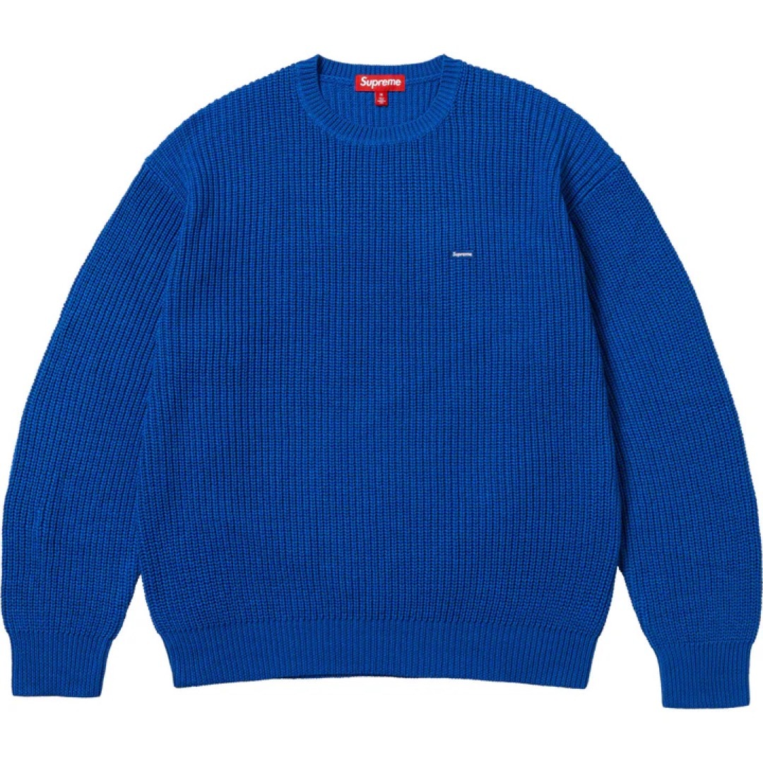 Supreme Small Box Ribbed Sweater Royal M   ニット/セーター