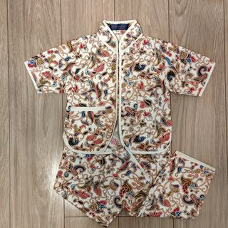 【新品】シンガポール民族衣装　ケバヤ　上下セット　子供用(衣装)