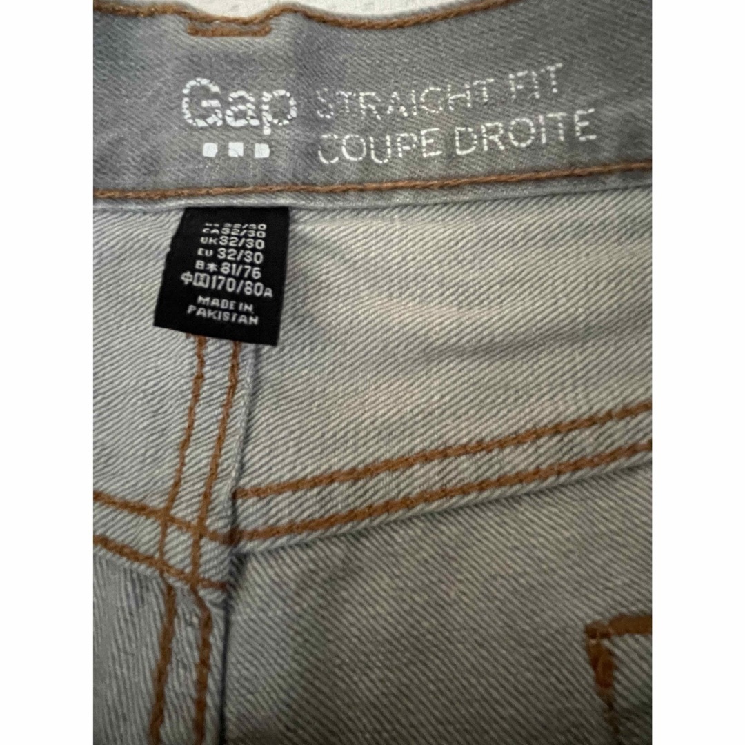 GAP(ギャップ)のギャップ Gap☆ストレートフィット デニム 32 ライトグレー Men's ① メンズのパンツ(デニム/ジーンズ)の商品写真
