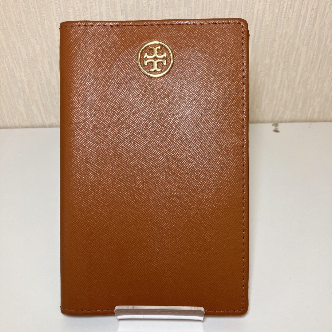 Tory Burch(トリーバーチ)のToryBurch トリーバーチ　レザー手帳カバー　美品 レディースのファッション小物(その他)の商品写真