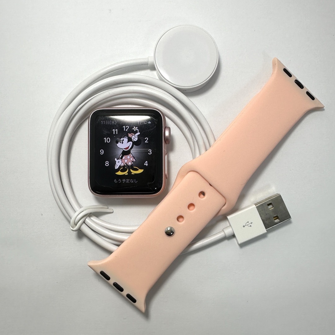 Apple Watch(アップルウォッチ)のApple Watch Series 2 38mm ローズゴールドアルミ スマホ/家電/カメラのスマートフォン/携帯電話(その他)の商品写真