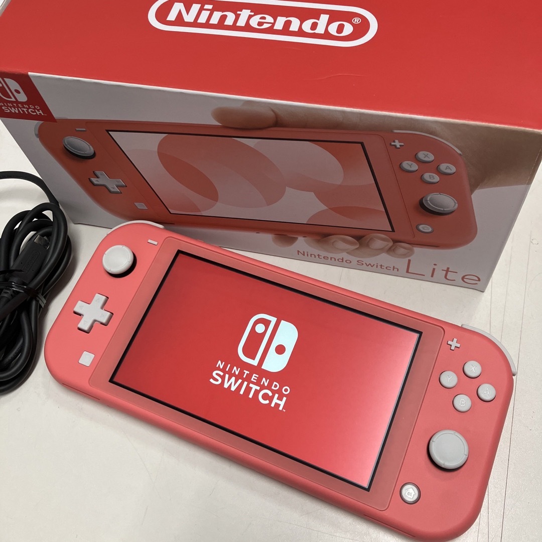 Switch Lite ニンテンドースイッチライト コーラル ピンク 本体 美品-