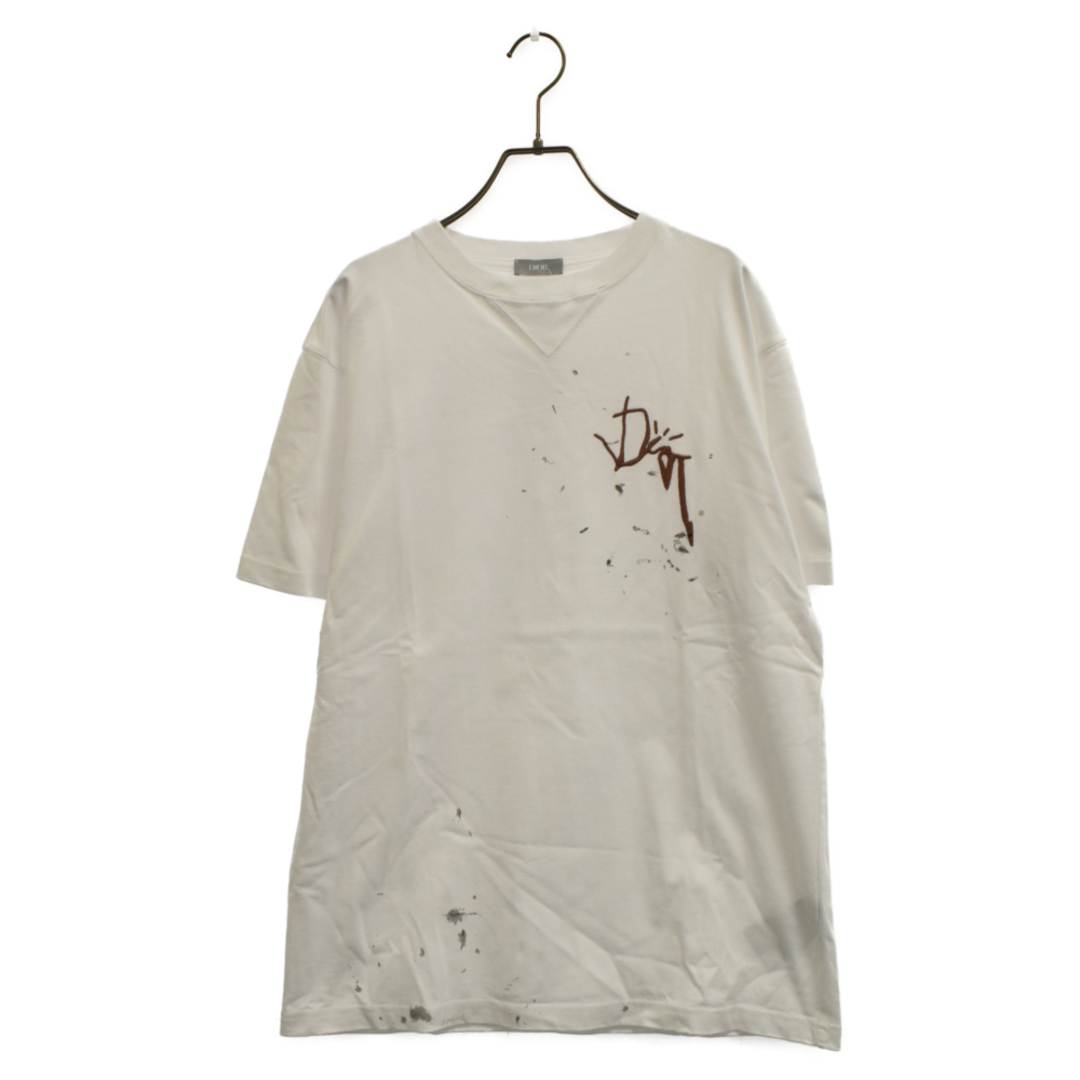 Dior HOMME ディオールオム 22AW×Travis Scott Cactus Jack Dior Oversized Tee トラヴィス スコット カクタスジャックディオール オーバーサイズTシャツ ホワイト 283J685B0554