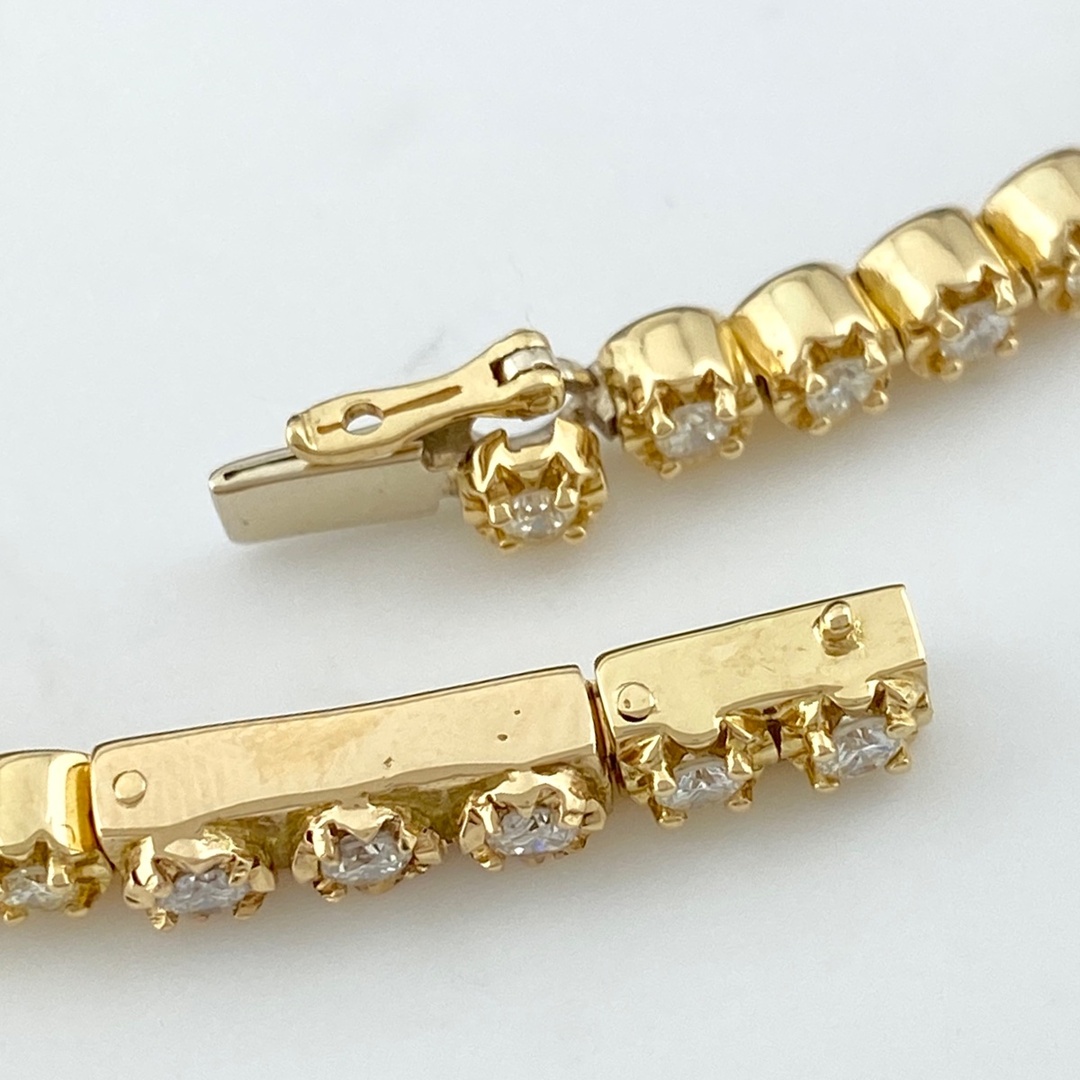 テニス ブレスレット YG 【中古】の通販 by バイセル ラクマ店|ラクマ