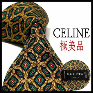 セリーヌ(celine)の極美品✨ セリーヌ  ネクタイ  高級シルク  花柄  お洒落✨(ネクタイ)