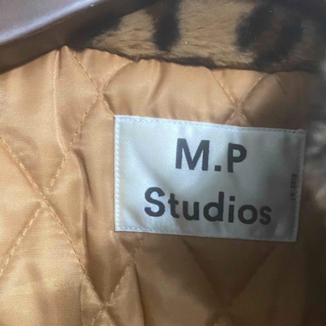 MP STORE - mp studio ボアジャケット ファーコート レオパード MP STORE - mp studio ボアジャケット ファーコート レオパード