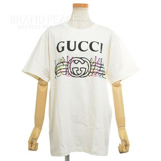 Gucci - グッチ ロゴ バニー プリント コットンジャージー Tシャツ ...