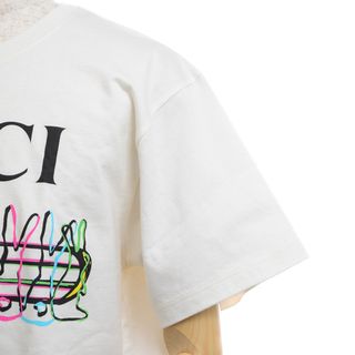 Gucci - グッチ ロゴ バニー プリント コットンジャージー Tシャツ ...