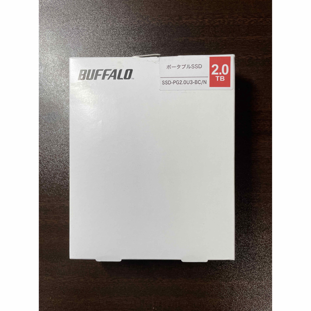 Buffalo(バッファロー)の訳あり バッファロー SSD 2.0TB  SSD-PG2.0U3-BC/N スマホ/家電/カメラのPC/タブレット(PC周辺機器)の商品写真