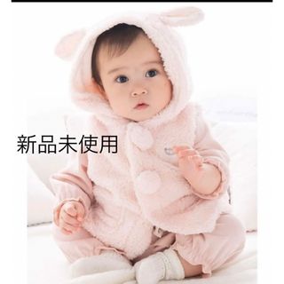 ベベ(BeBe)の【新品未使用】fillot de bebe reductionモコモコ耳付き(カーディガン/ボレロ)