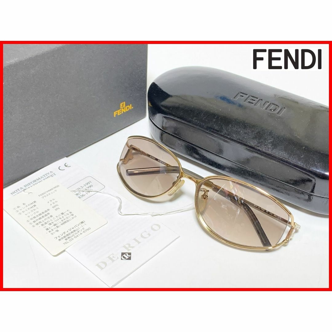 FENDI(フェンディ)のFENDI フェンディ サングラス ケース付 レディース メンズ mtb レディースのファッション小物(サングラス/メガネ)の商品写真