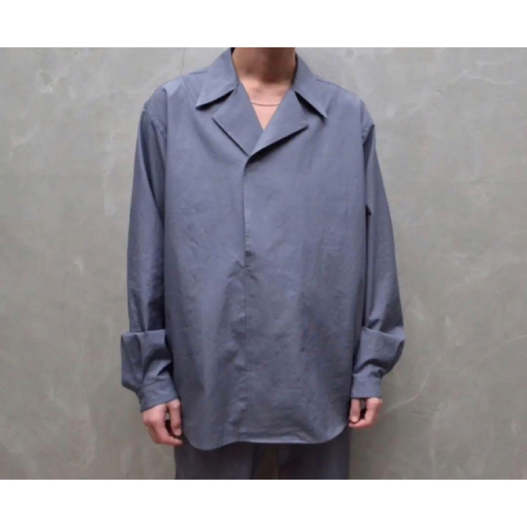 22SS WASHED FINX TWILL P/O SHIRTS 常田大希着用 | フリマアプリ ラクマ