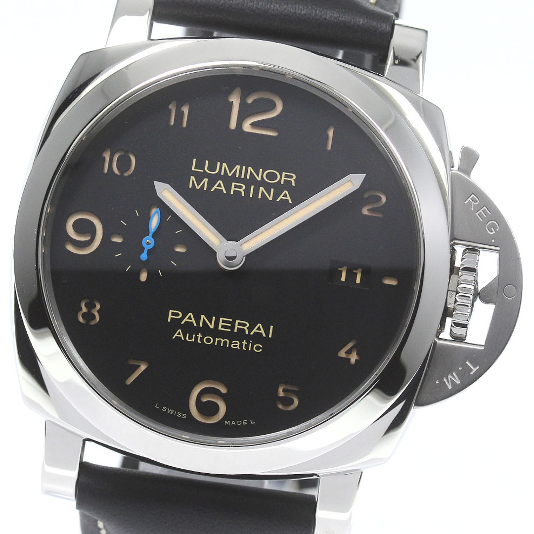 【114624】PANERAI パネライ  PAM01312 ルミノール マリーナ 1950 ブラックダイヤル SS 自動巻き 保証書 純正ボックス 腕時計 時計 WATCH メンズ 男性 男 紳士