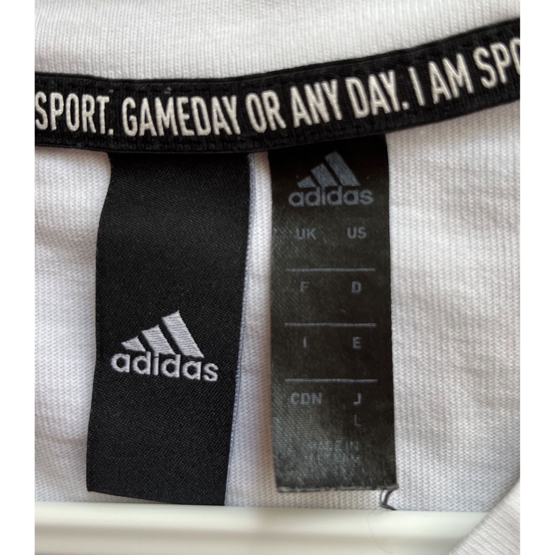 adidas(アディダス)のadidasロングT レディースのトップス(Tシャツ(半袖/袖なし))の商品写真