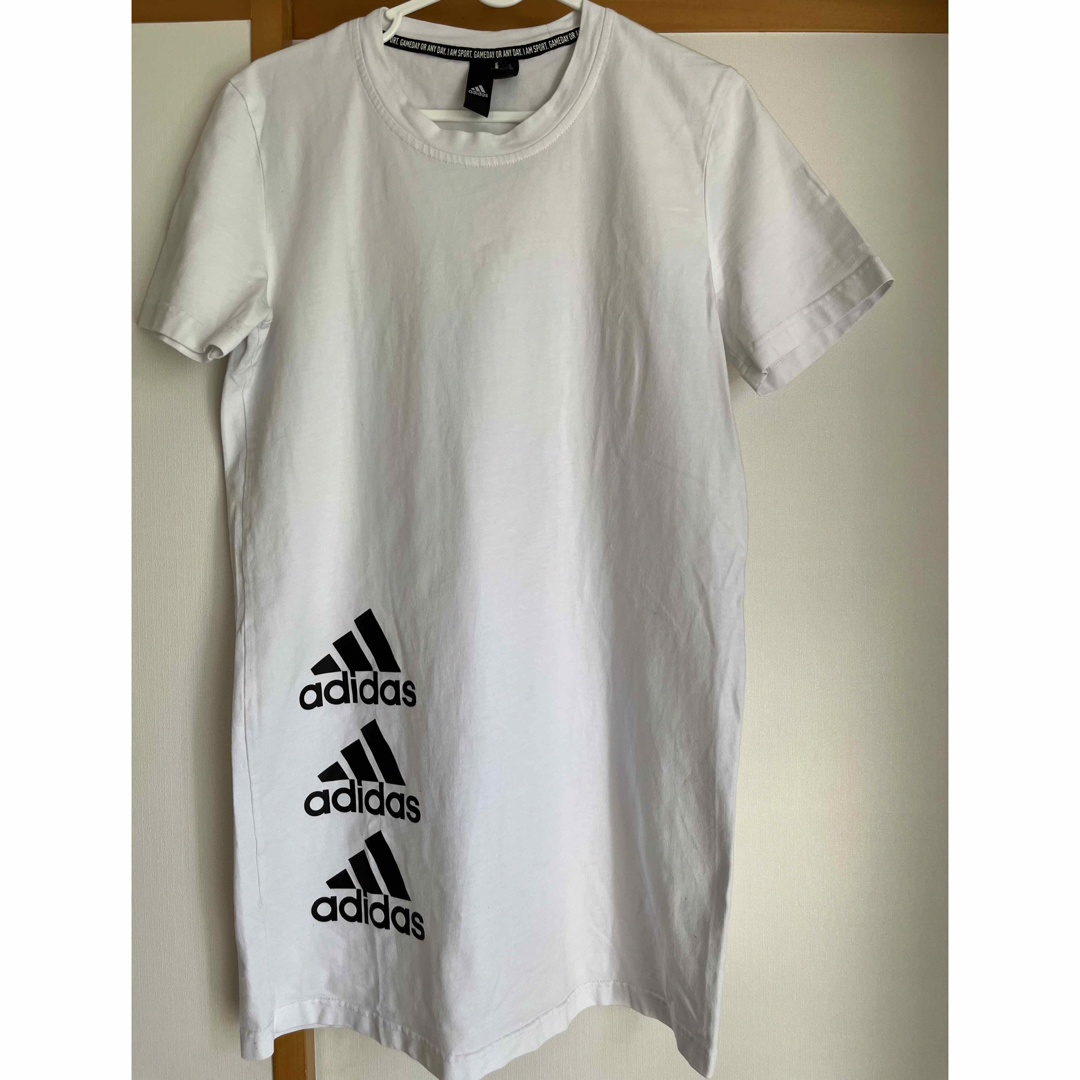 adidas(アディダス)のadidasロングT レディースのトップス(Tシャツ(半袖/袖なし))の商品写真