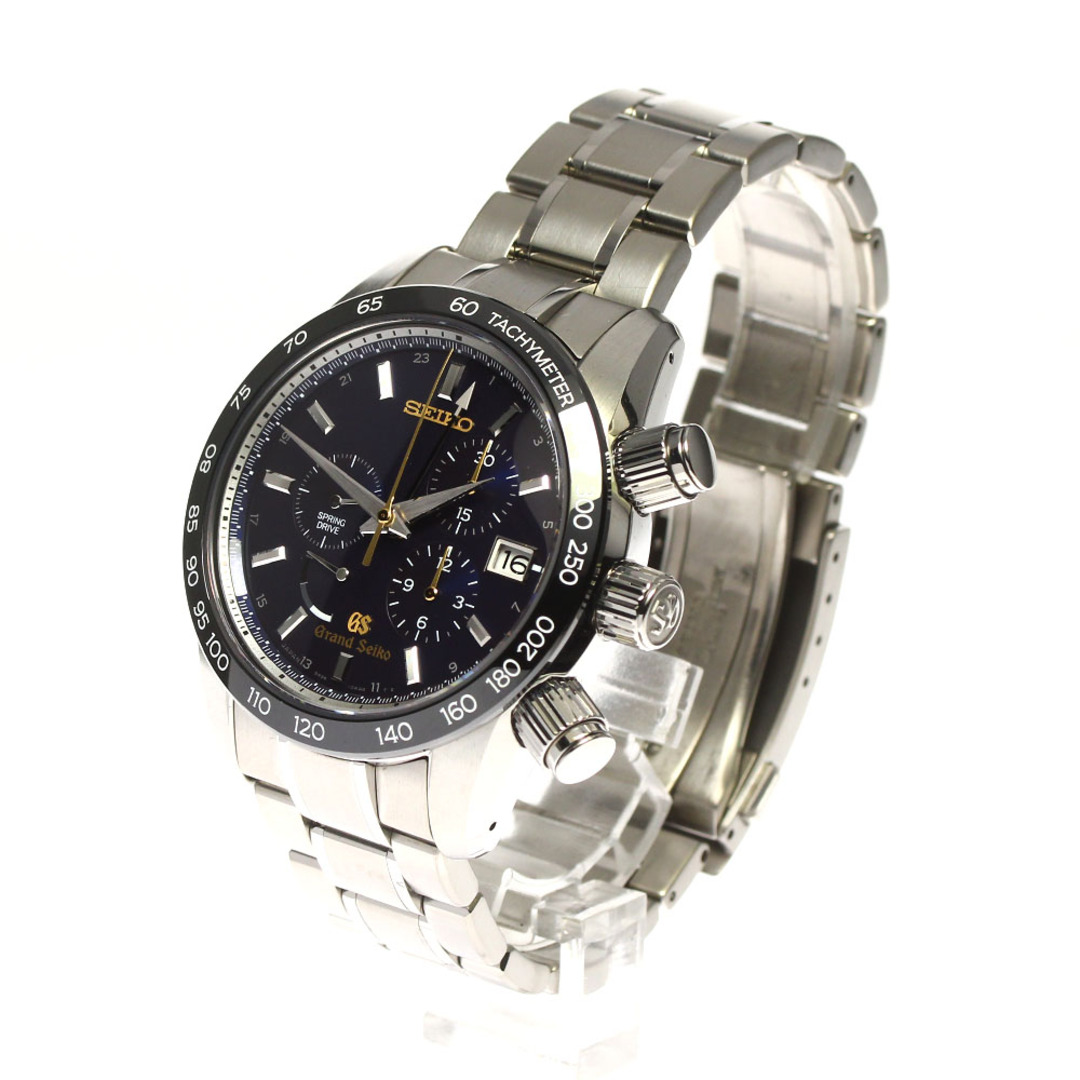 セイコー SEIKO SBGC013/9R96-0AA0 グランドセイコー クロノグラフ GMT スプリングドライブ メンズ 美品 箱付き_775935