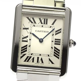 ジャンク カルティエ CARTIER 81036283 サントスガルべ LM YGコンビ デイト 自動巻き メンズ _747029