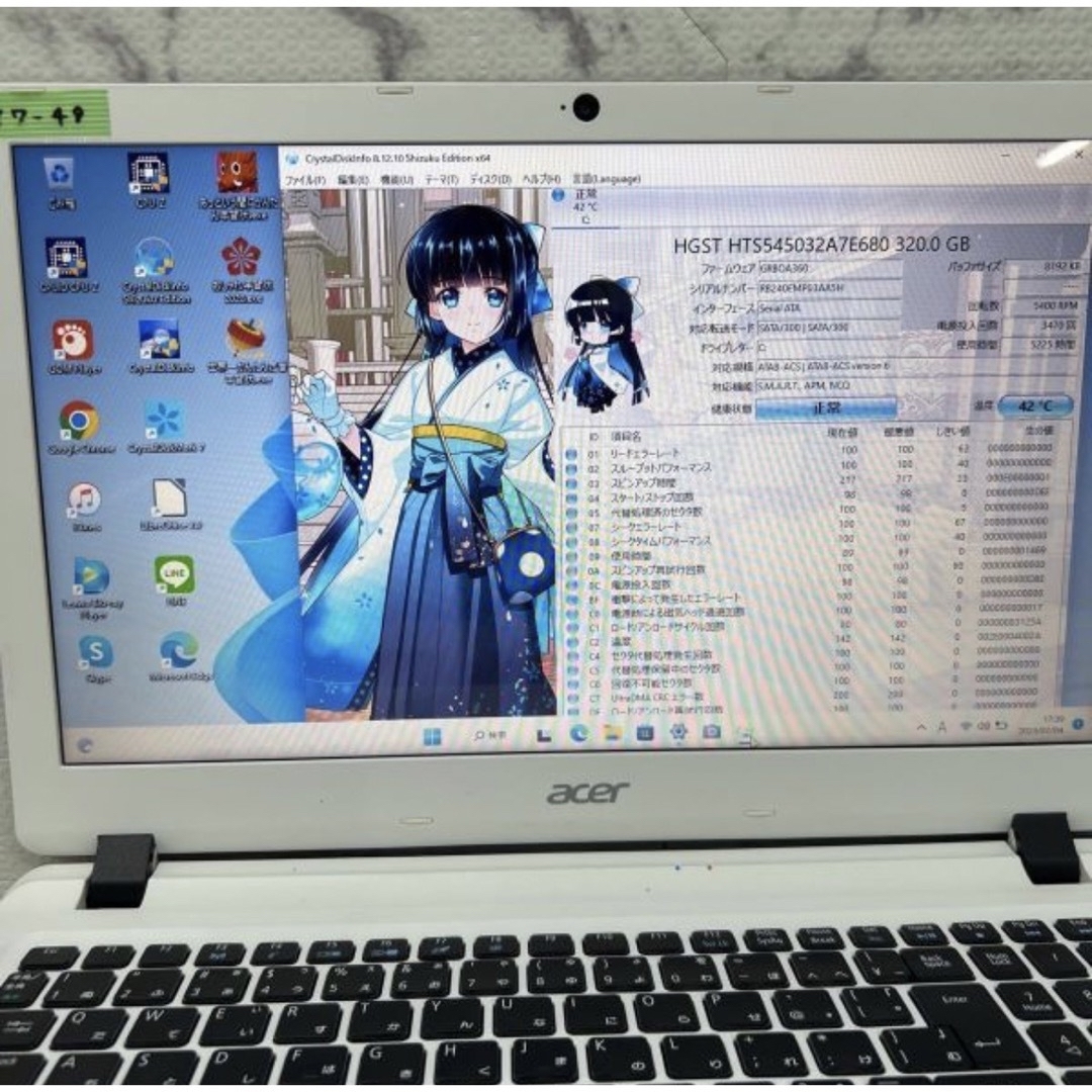 Acer - ACERノートパソコンWEBカメラ Windows11オフィス付きの通販 by