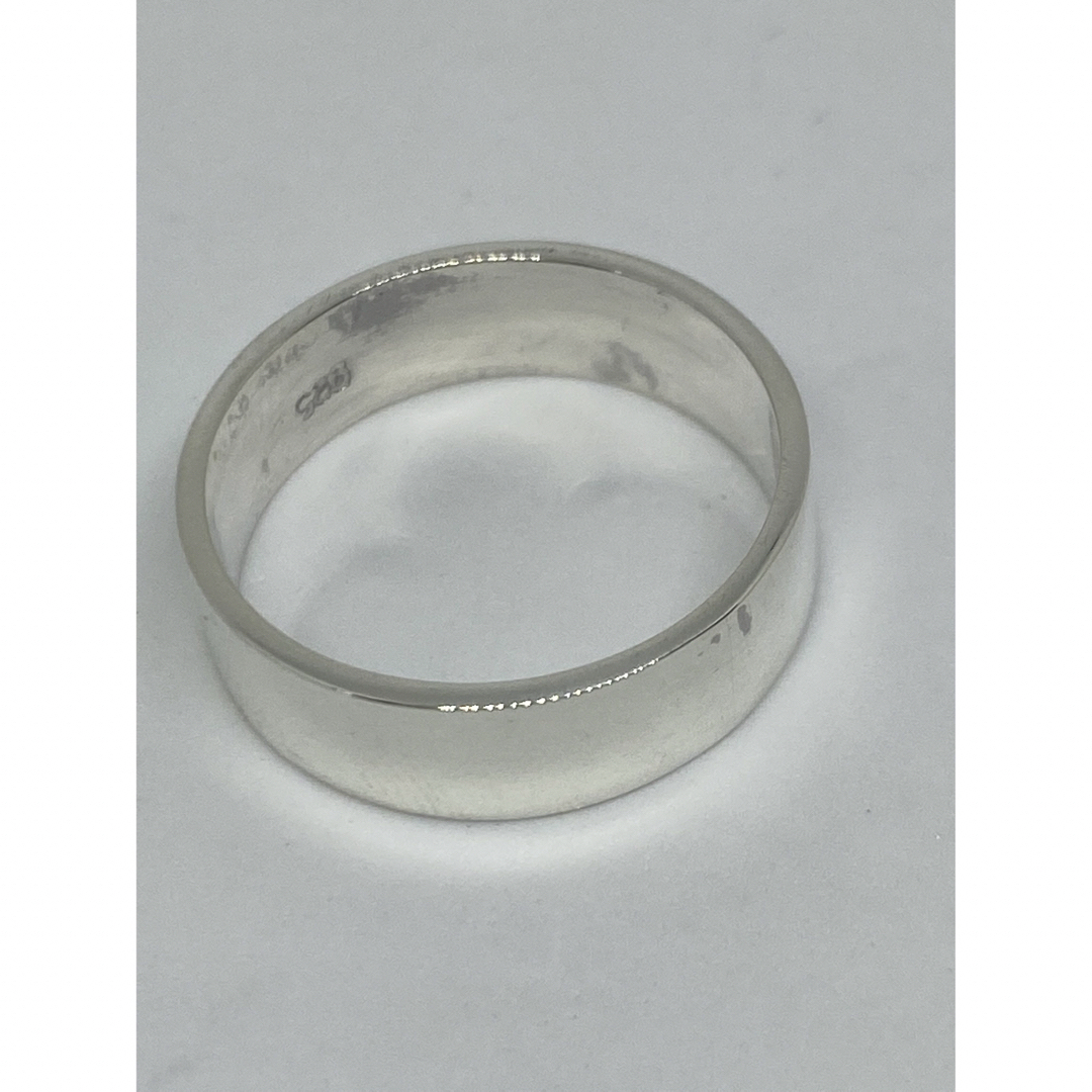 平打ち6mm巾　スターリングシルバー925リング　純銀　銀指輪　19号　の1 メンズのアクセサリー(リング(指輪))の商品写真