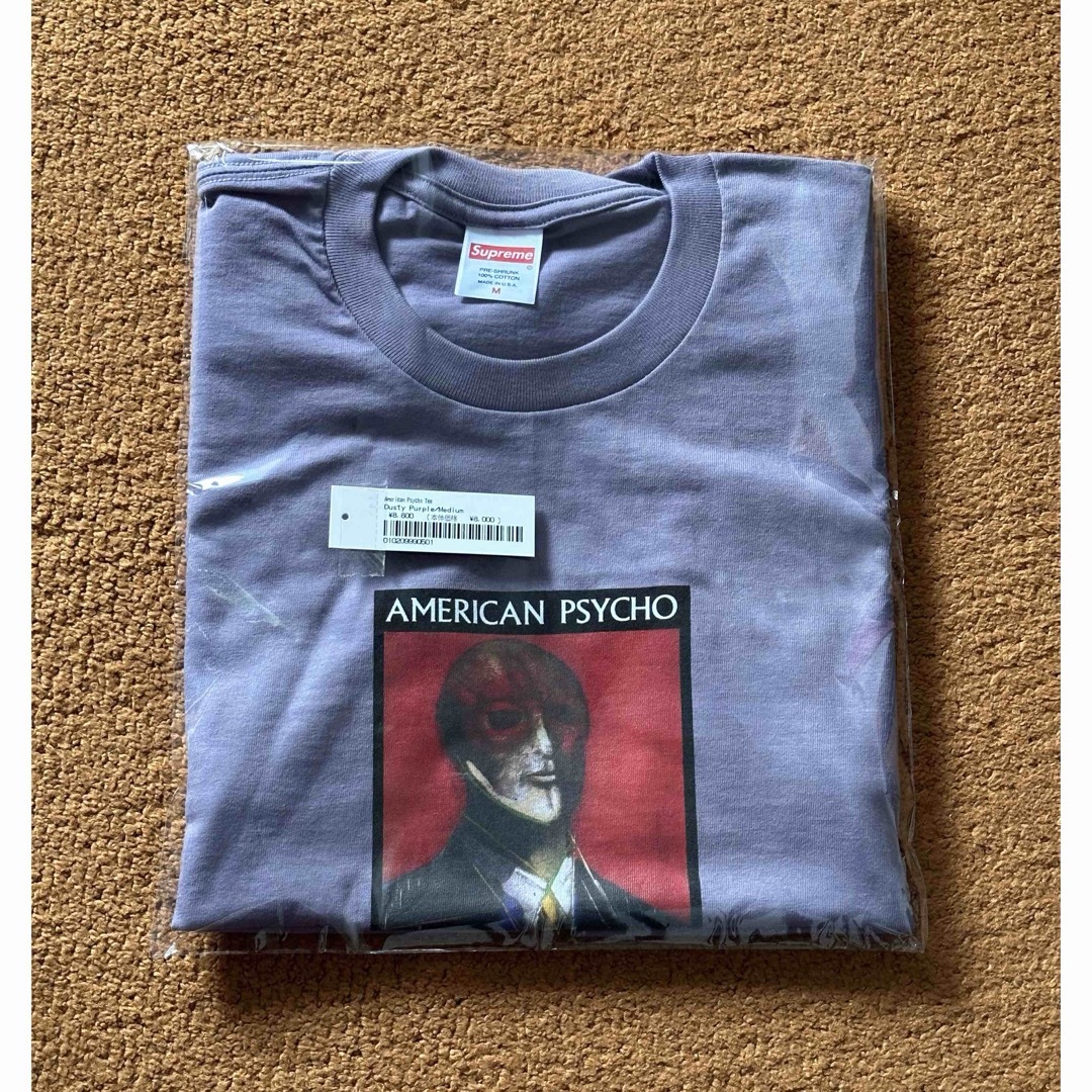 supreme american psycho tee dusty purple | フリマアプリ ラクマ