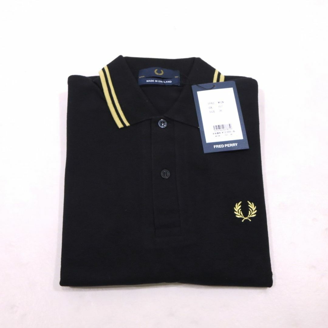 FRED PERRY(フレッドペリー)の【新品】フレッドペリーポロシャツM12　36　◎ レディースのトップス(ポロシャツ)の商品写真