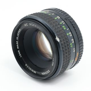 コニカミノルタ(KONICA MINOLTA)の【難品】ミノルタ MINOLTA　MDロッコール50mm F1.7(レンズ(単焦点))