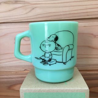 ファイヤーキング(Fire-King)の新品 Fire-King Peanuts スヌーピー スタッキングマグ ジェダイ(グラス/カップ)