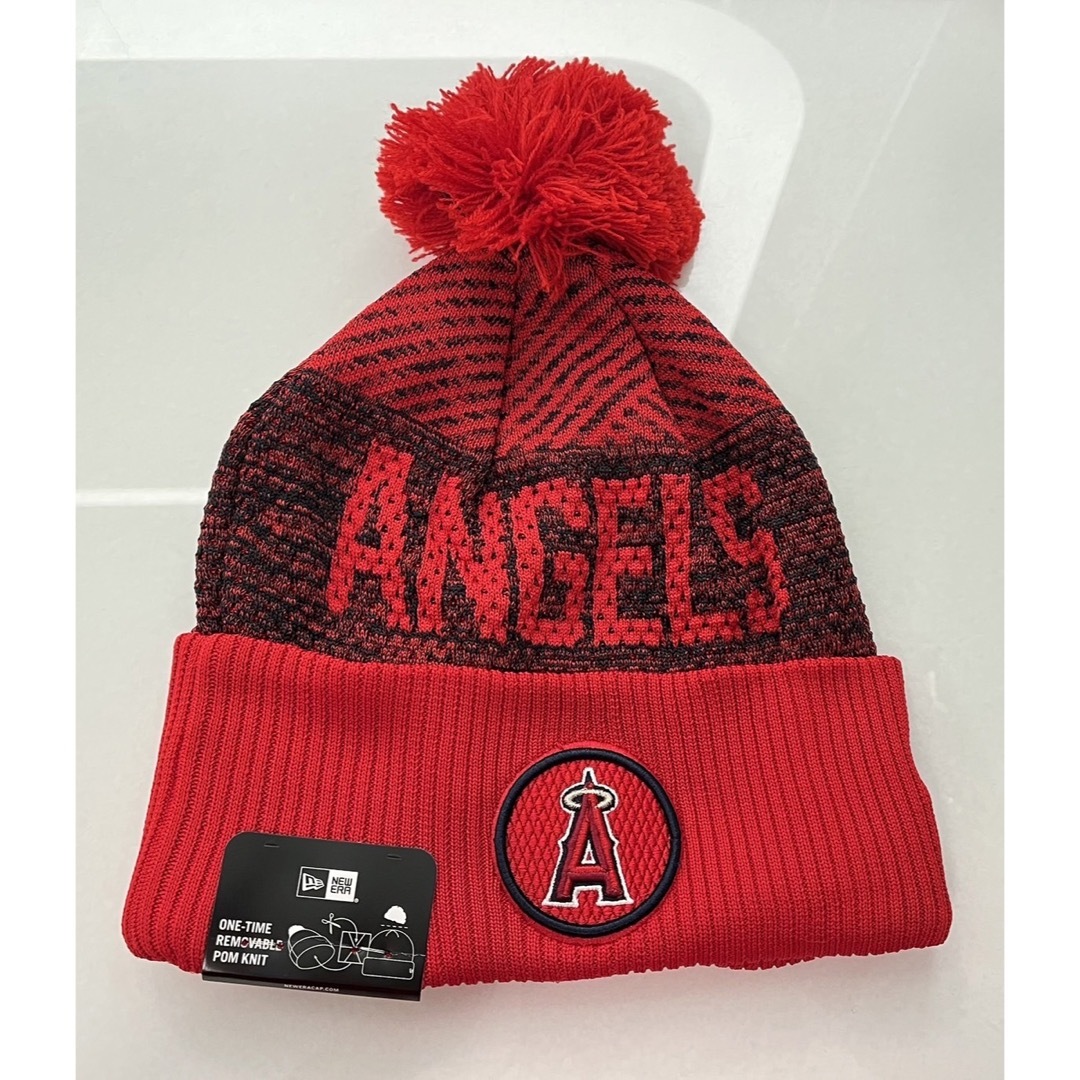 NEW ERA(ニューエラー)のニット帽　MLB エンゼルス　Angels  大谷翔平選手着用 レディースの帽子(ニット帽/ビーニー)の商品写真