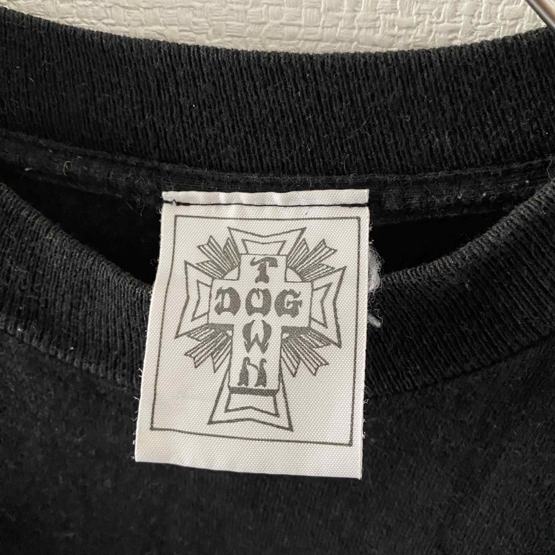 90sDOGTOWNドッグタウンtシャツシングルステッチ半袖メンズブラックネコ-