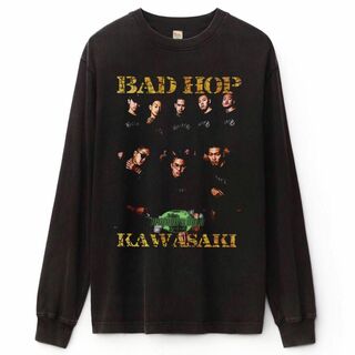 BADHOP ロンＴ rap hiphop music(Tシャツ/カットソー(七分/長袖))